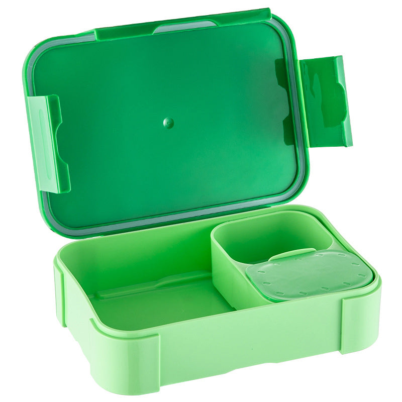 Leak-Proof Bento Lunch Box with Sauce Container