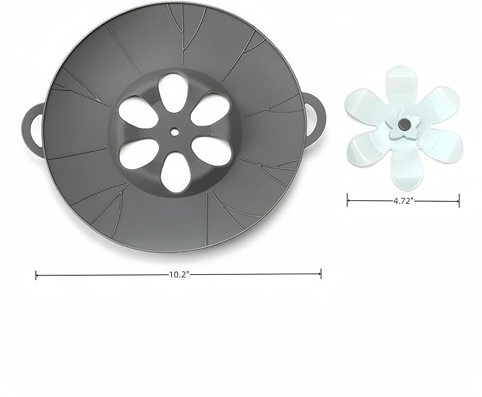 Silicone Spill Stopper Lid Cover, 10.2"