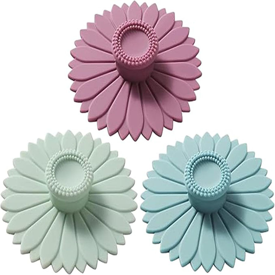 Sunflower Silicone Cup Covers (Set of 3)