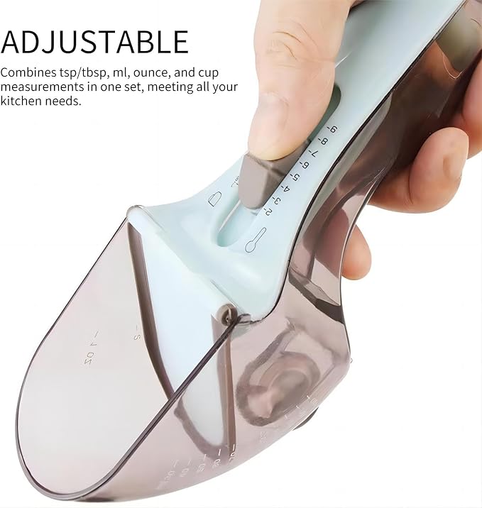 2pcs Adjustable Measuring Spoon Set
