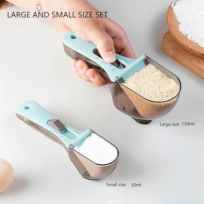 2pcs Adjustable Measuring Spoon Set