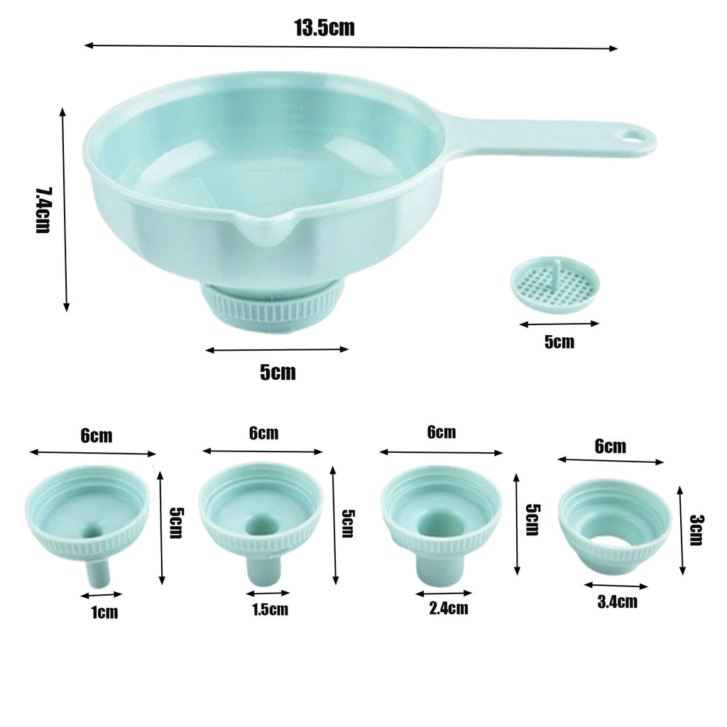 Wide Mouth Versatile Funnel 7pcs